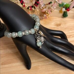 Elegant Silver Charm Bracelet